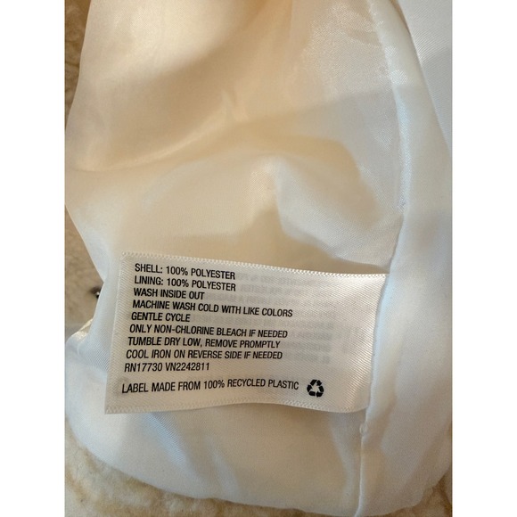 Original Use Sherpa Teddy Jacket – Cream – Size XS - Picture 6 of 7